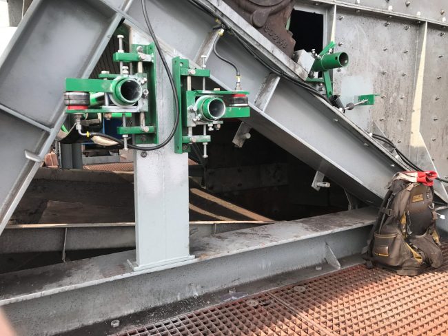 Nouvelle installation de racleurs