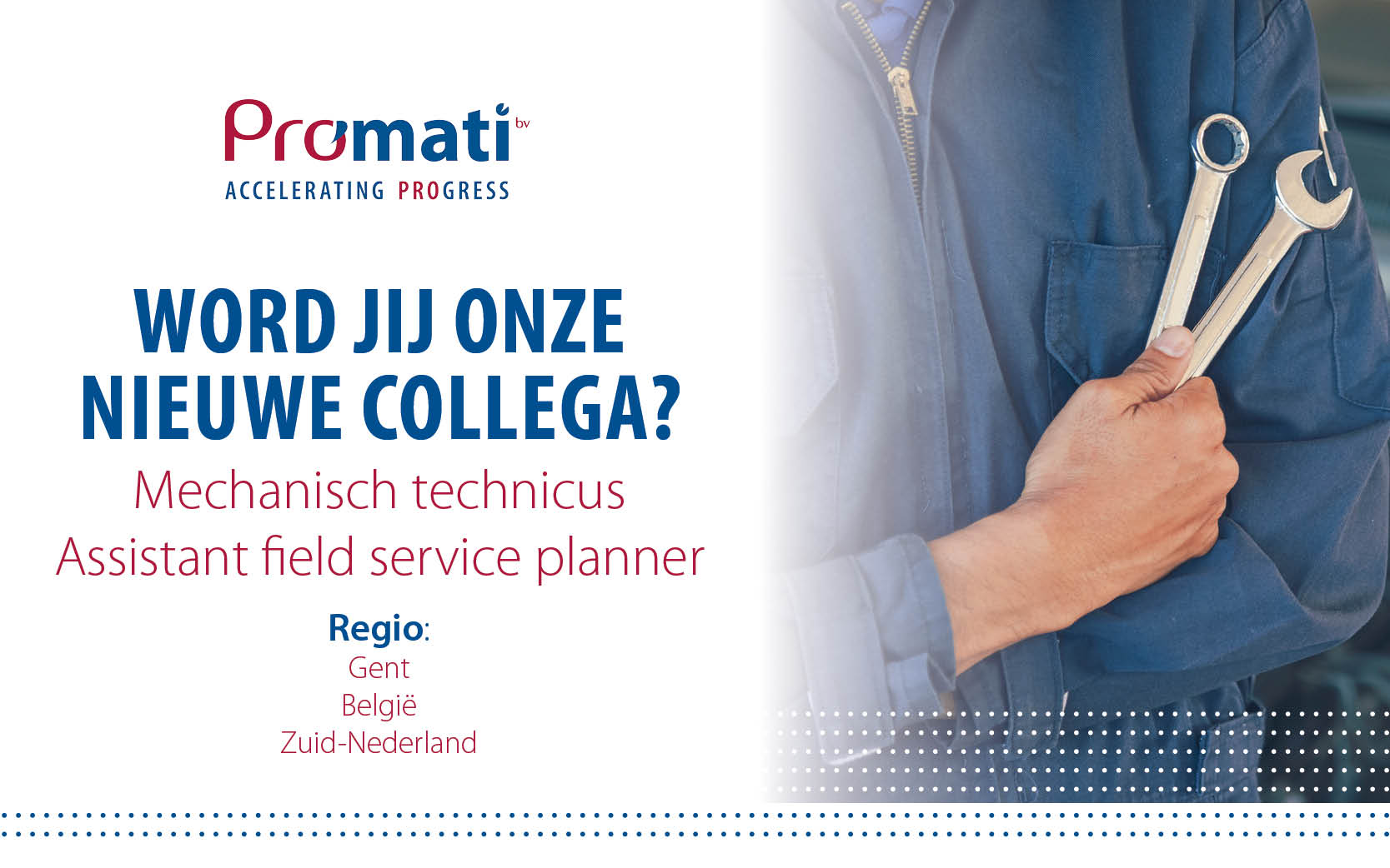 Promati Vacature Mechanisch Technicus